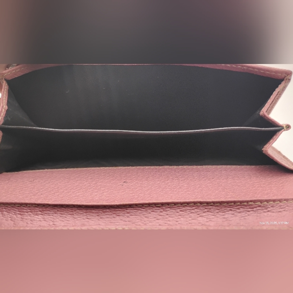 Gucci Brown and Burgundy Wallet With Callouts In Description 7.5"L×4"H - Picture 11 of 11